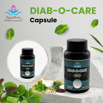 Diab-O-Care Capsules Natural Blood Sugar Support