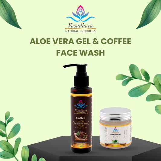 Herbal Coffee Face Wash & Aloe Vera Gel