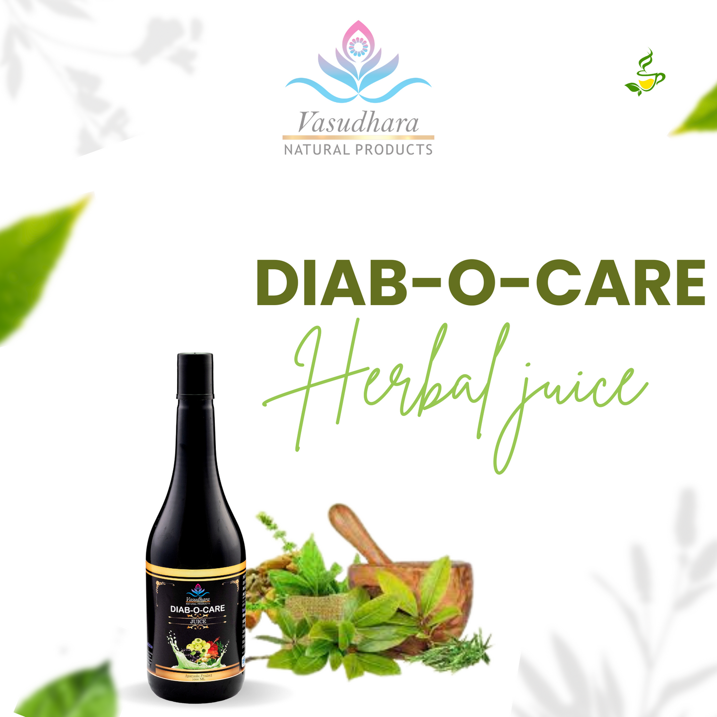 Diab-O-Care Herbal Juice for Blood Sugar Management