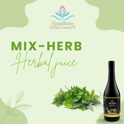 Mix-Herb Herbal Juice for Holistic Health