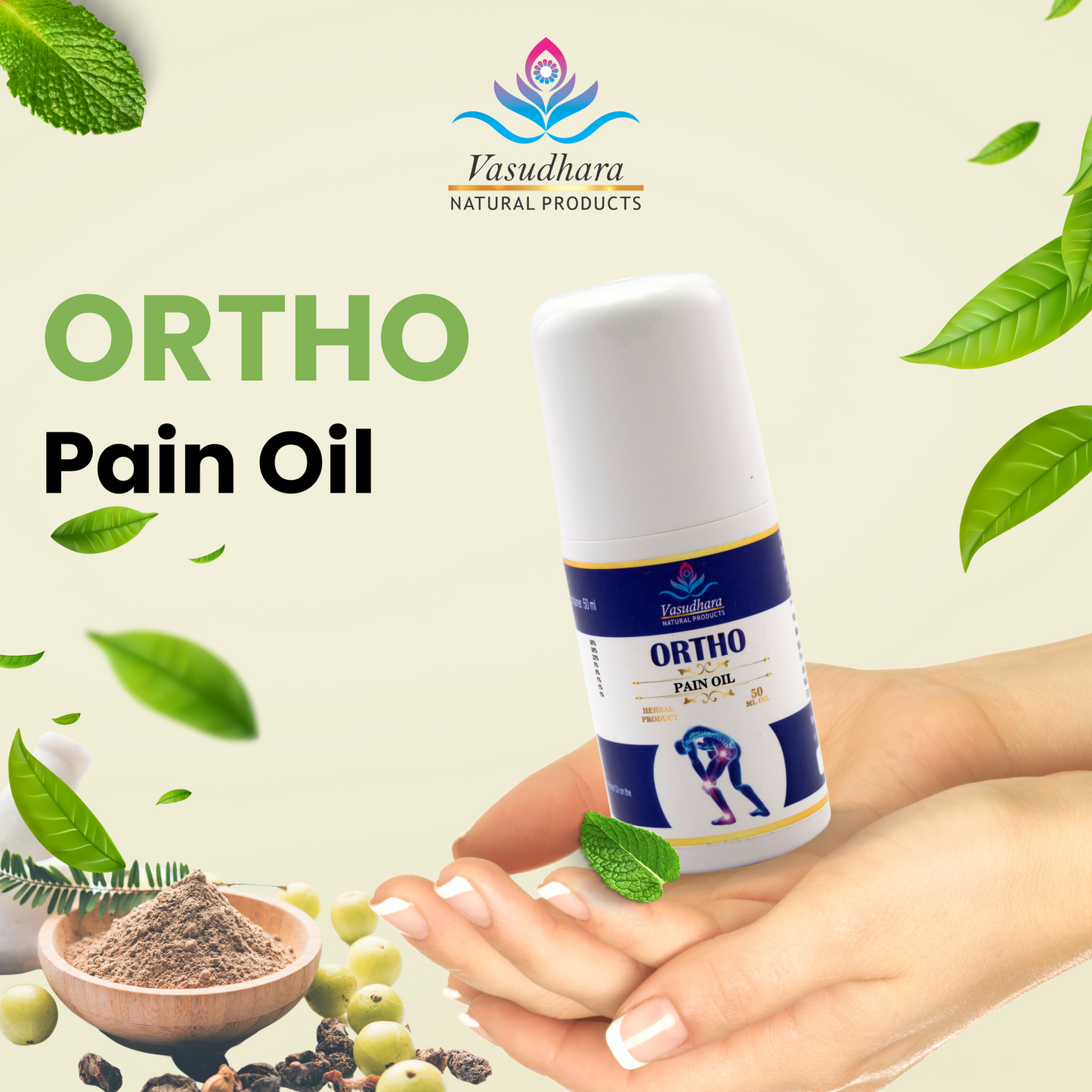 Ortho Pain Oil With Tulsi Drops Free