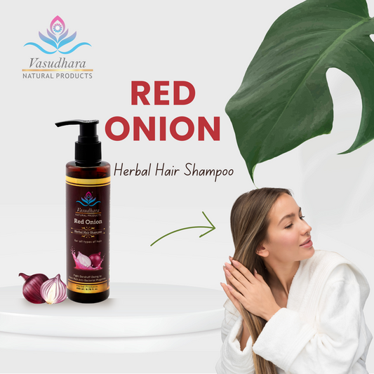 Red Onion Herbal Hair Shampoo - Strengthen & Nourish