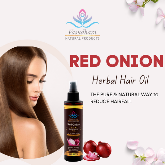 Red Onion Herbal Hair Oil for Natural Hair Nourishment and Growth – 200 ml