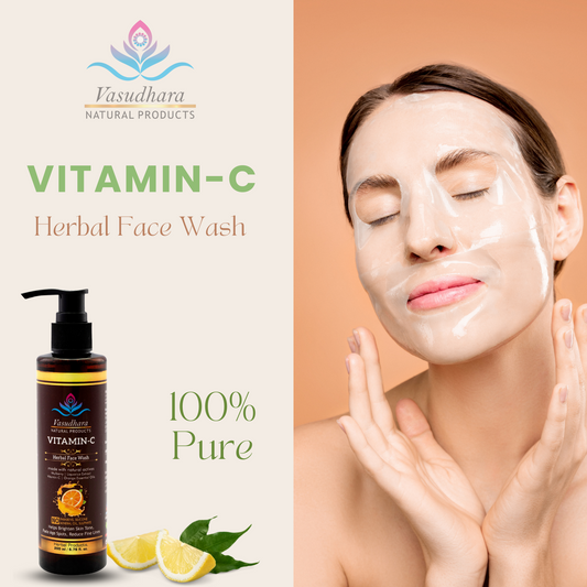 Vitamin-C Herbal Face Wash Anti-Aging Cleanser