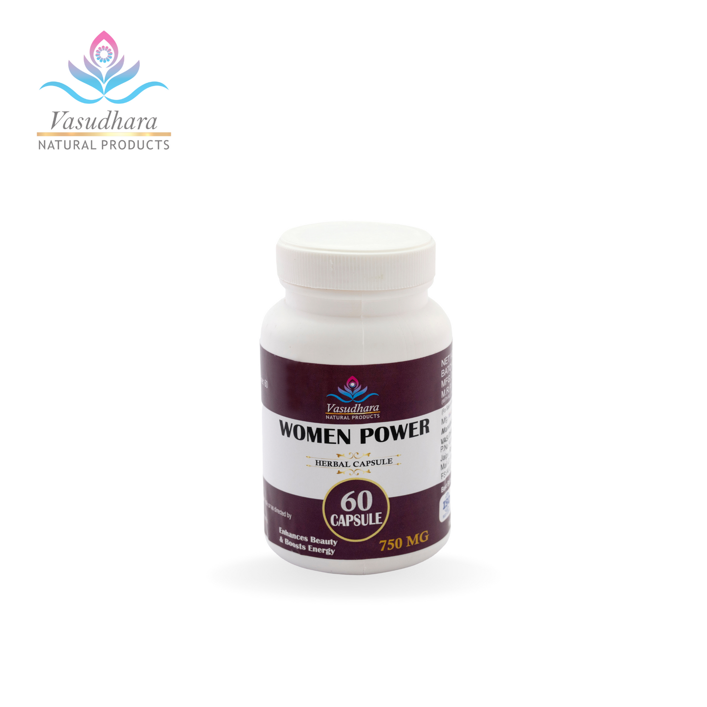 Women Power Herbal Capsules 60 Capsules, 750mg